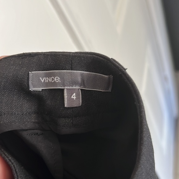 Vince size 4 wool and spandex like new pants. Beautiful dark grey. - Picture 2 of 3